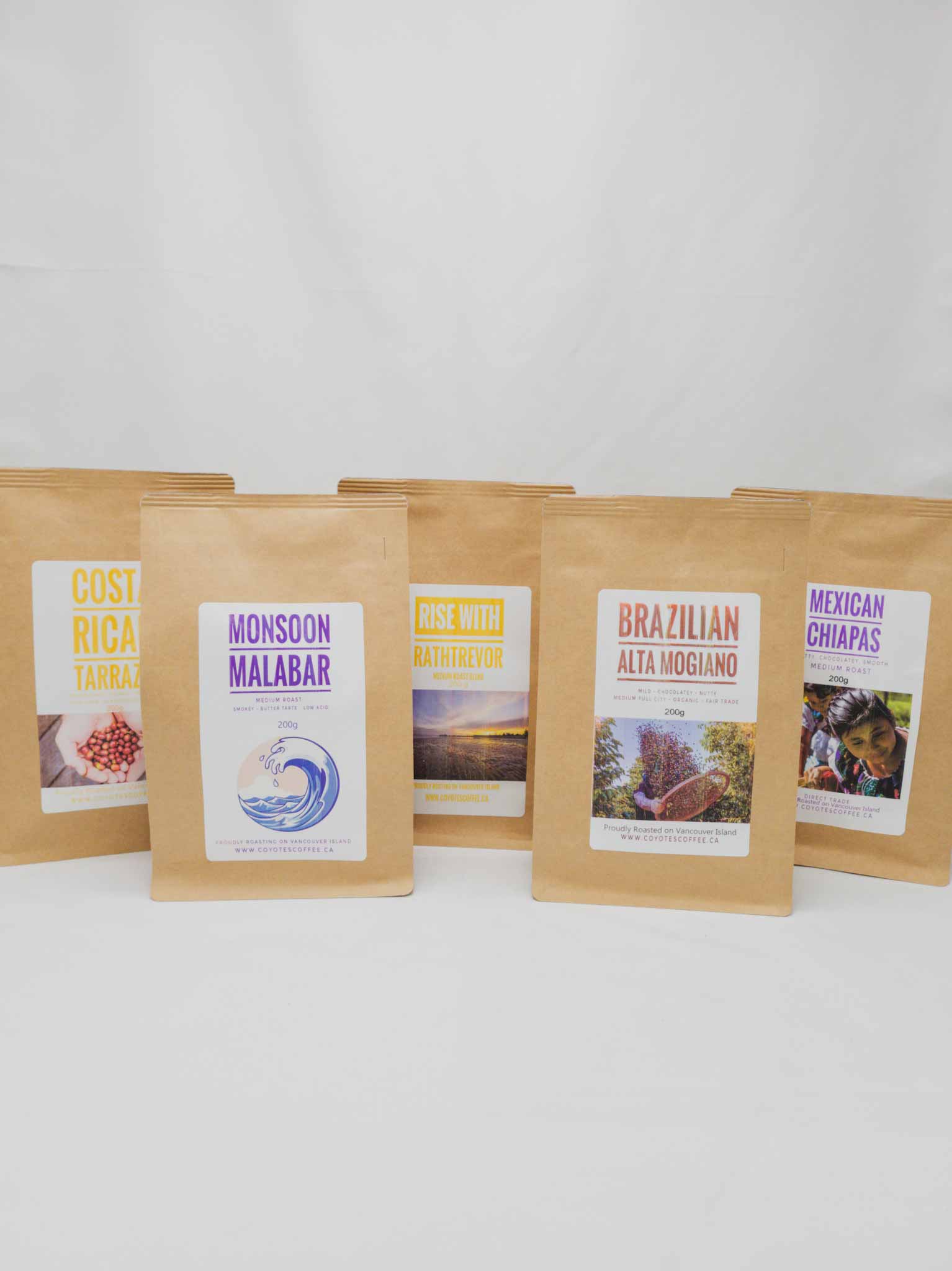 Medium Sampler by Coyote Coffee Roastery