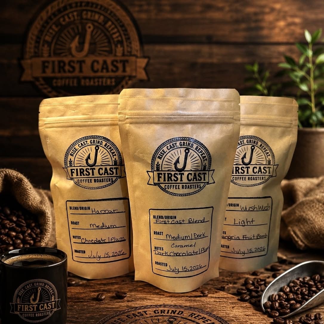 Coffee Flight: Three 4 oz Bags by First Cast Coffee Roasters