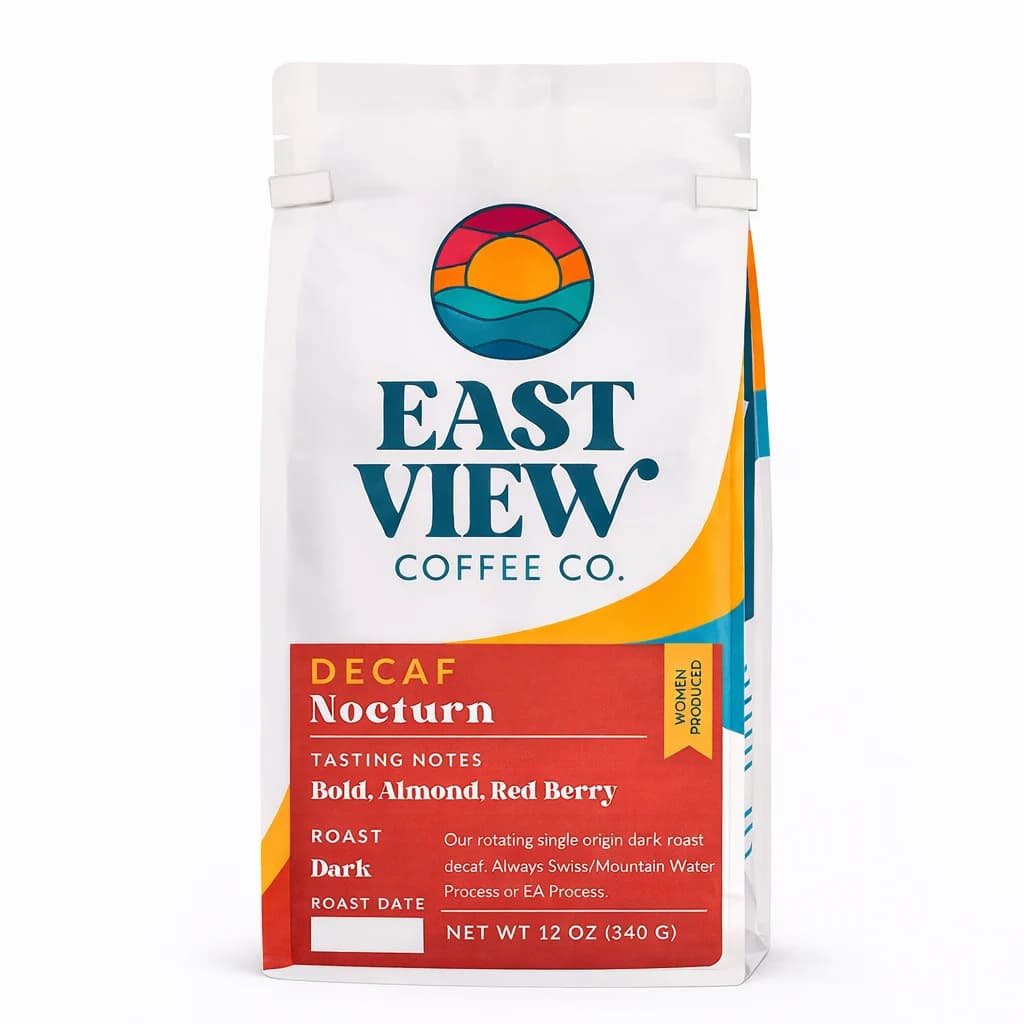 Nocturne Decaf Freshly Roasted Coffee by East View Coffee Company