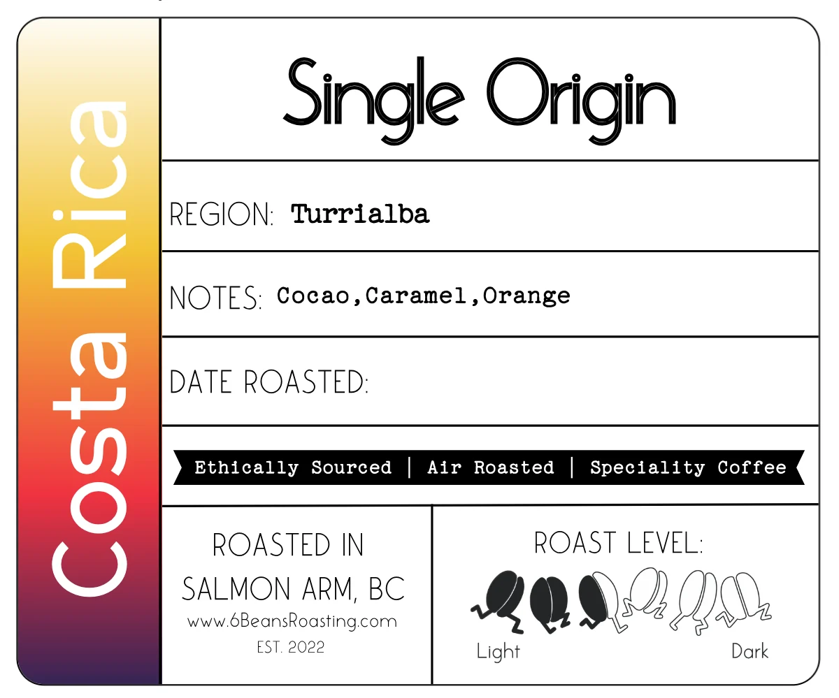 Costa Rica Aquiares Entre Ríos by 6 Beans Roasting