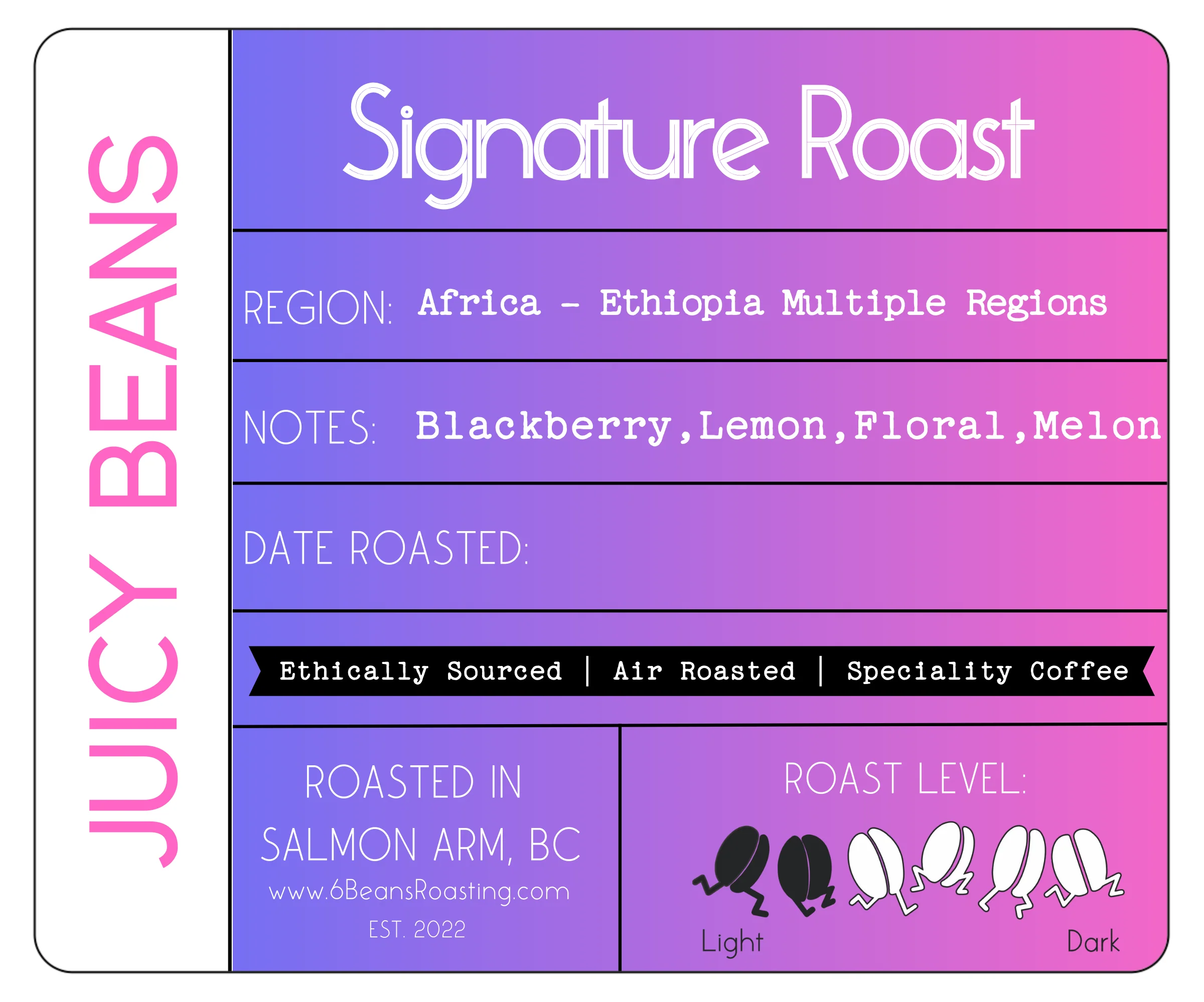 Juicy Beans by 6 Beans Roasting