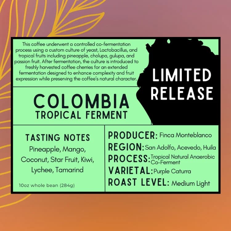 Colombia - Tropical Co-Ferment by Inspired Coffee Roasters - North Park