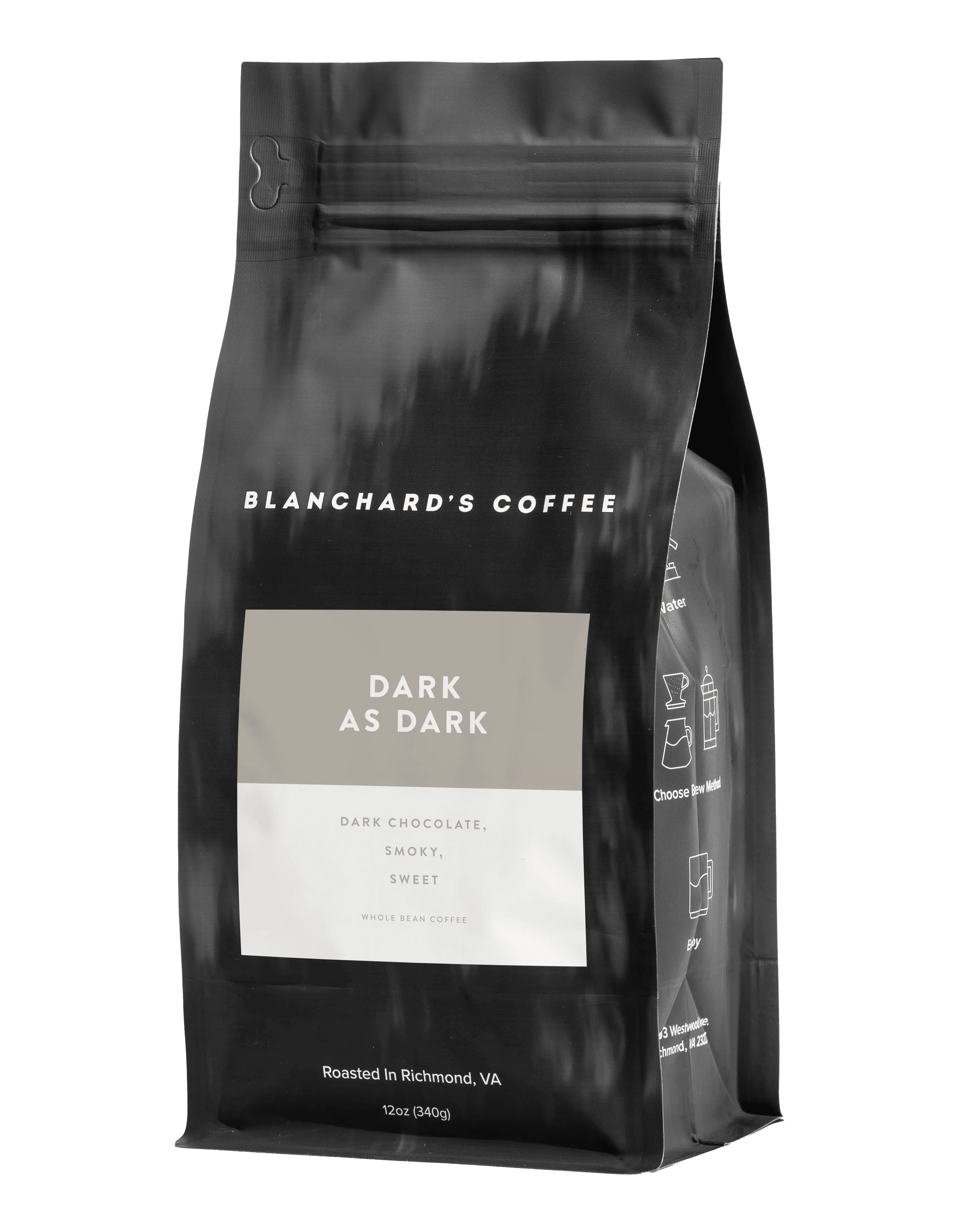 Dark As Dark by Blanchard's Coffee Co.