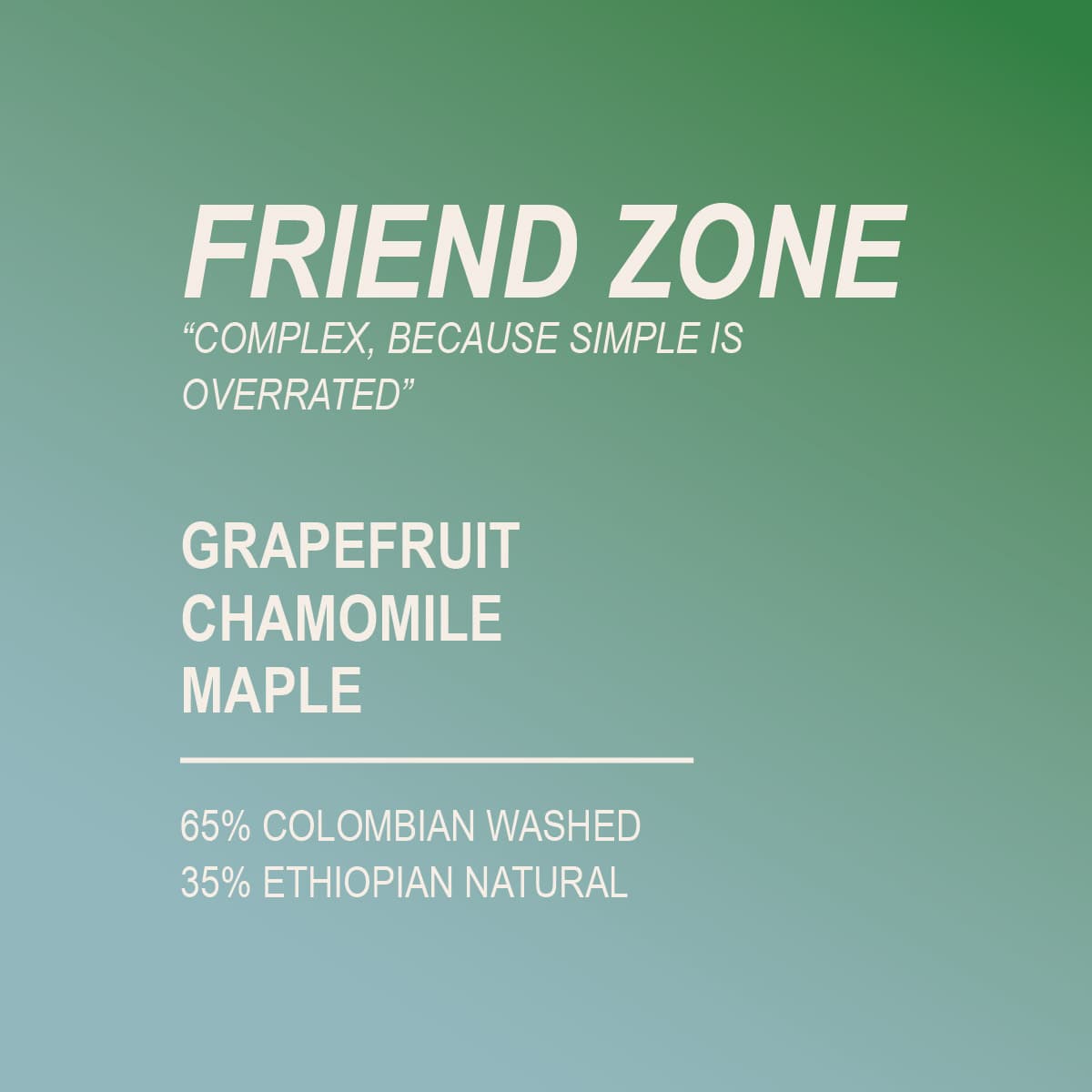 Friend Zone Blend by Aubade Coffee