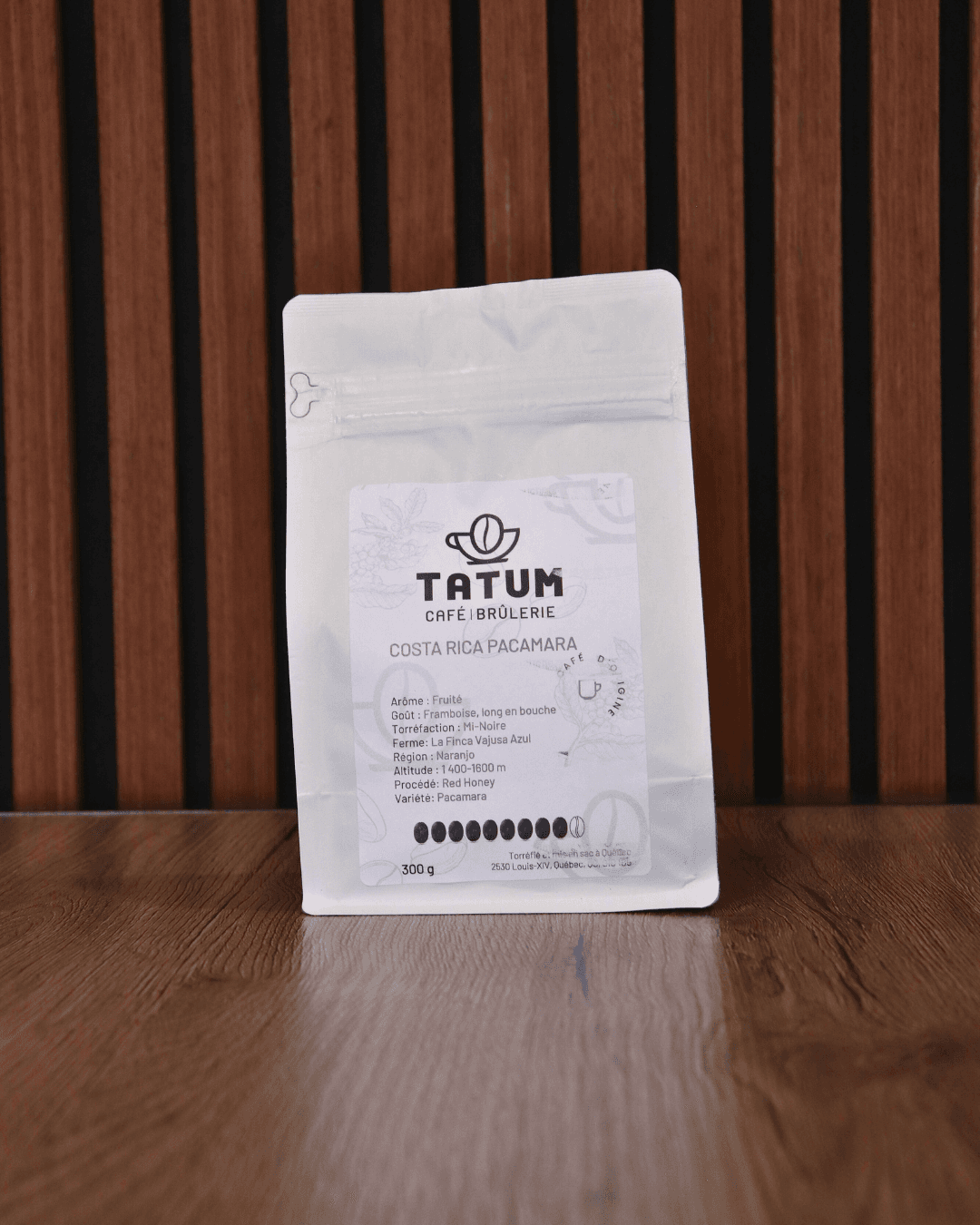 Costa Rica Pacamara Red Honey by Tatum Café et Brûlerie