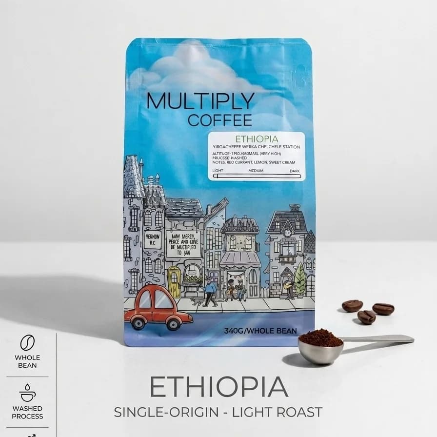 Ethiopia Yirgacheffe Werka Chelchele by Multiply Coffee