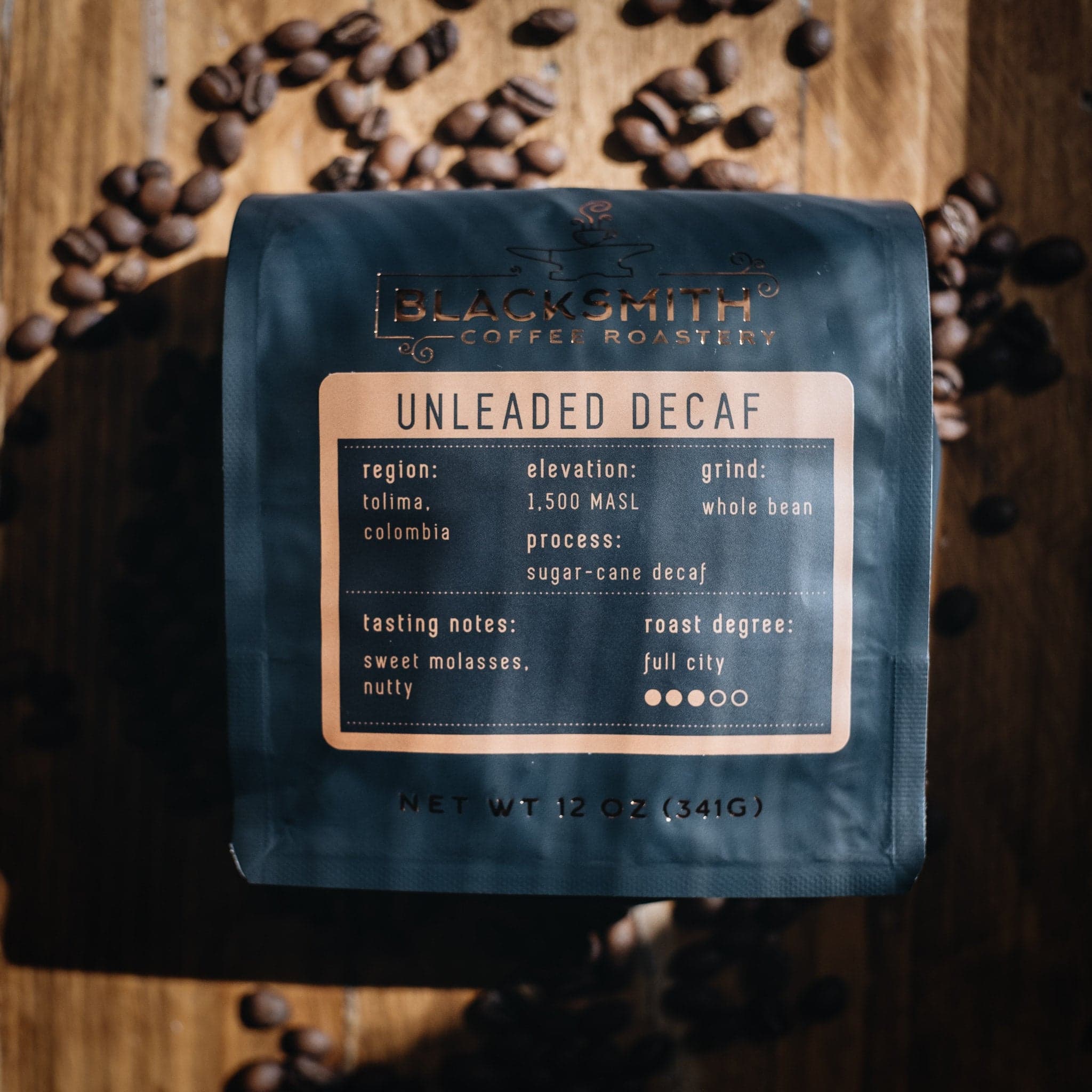 Unleaded Decaf by Blacksmith Coffee Roastery