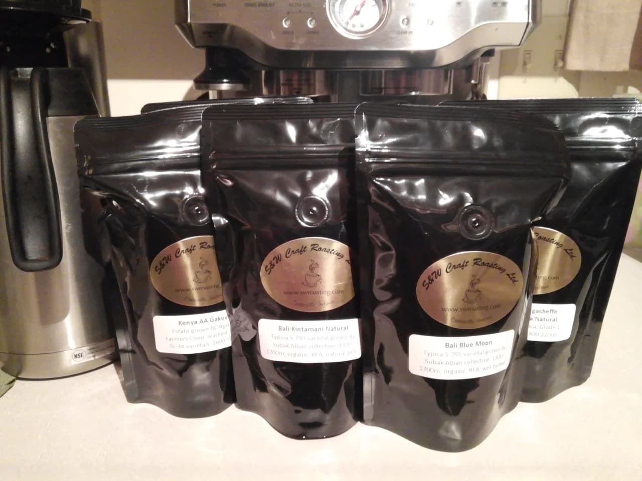 3 Bean Sampler Pack by S&W Craft Roasting