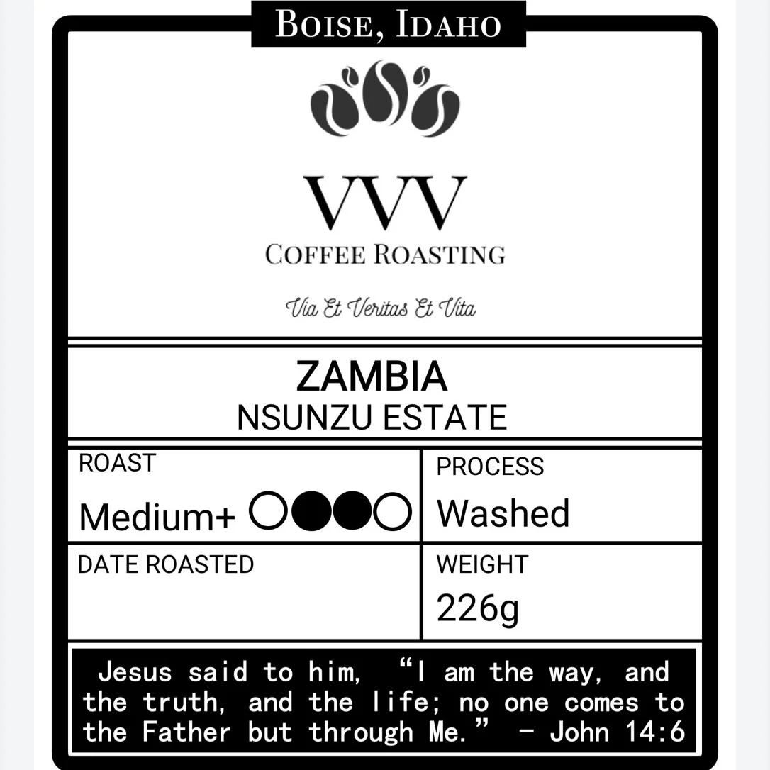 Zambia RFA Nsunzu Estate by VVV Coffee Roasting