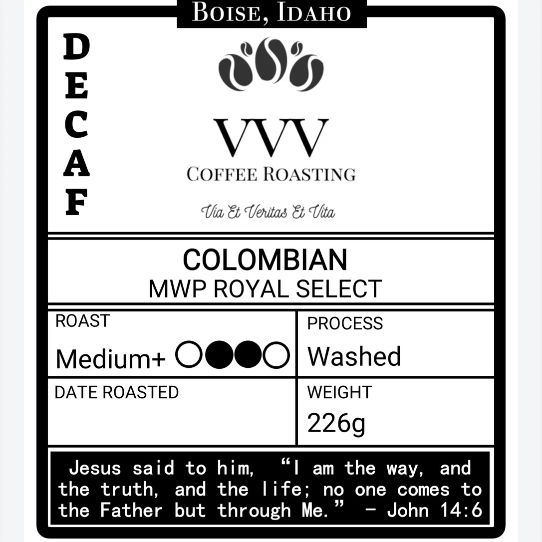 Decaf Colombia Royal Select MWP