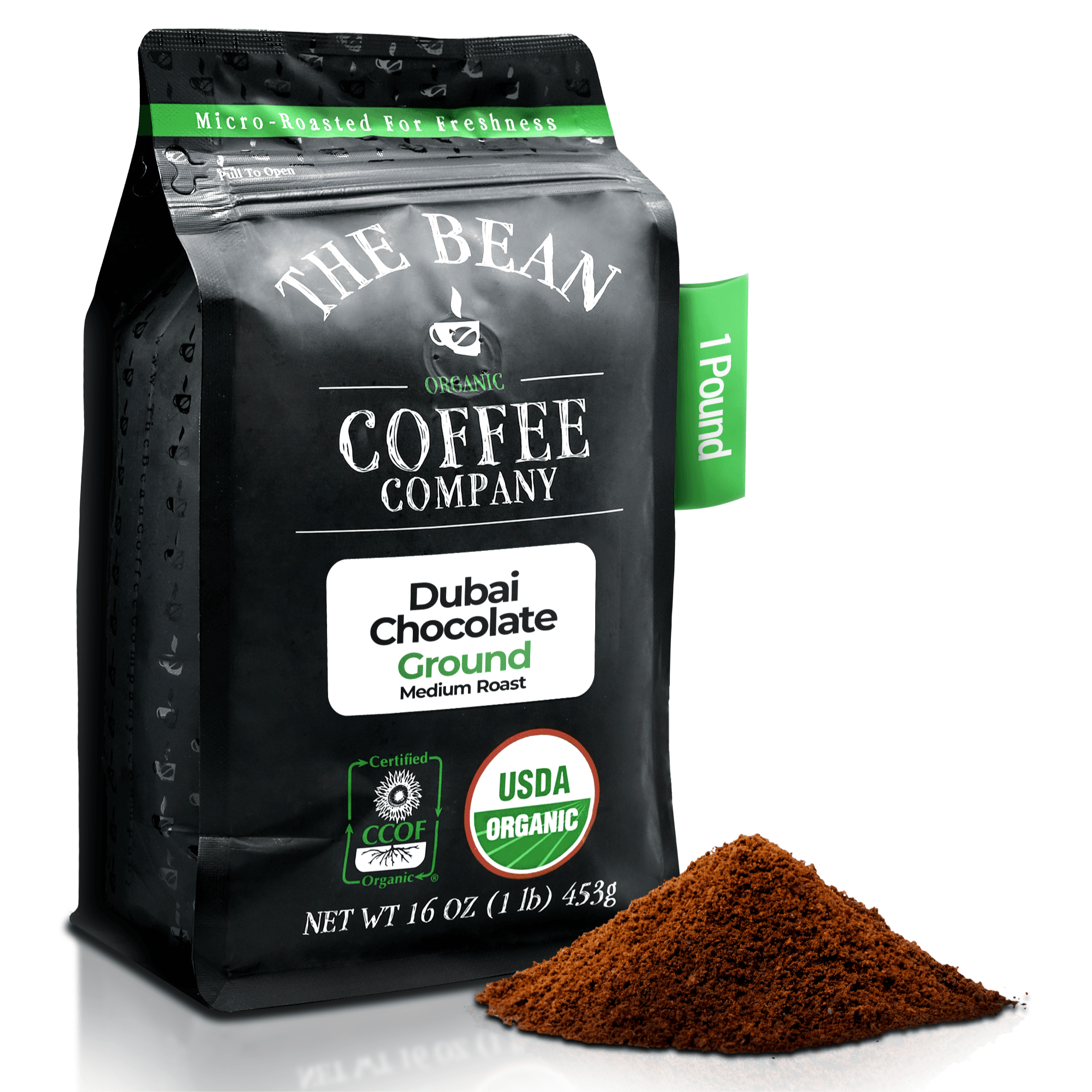 Organic Dubai Chocolate Coffee by The Bean Coffee Company
