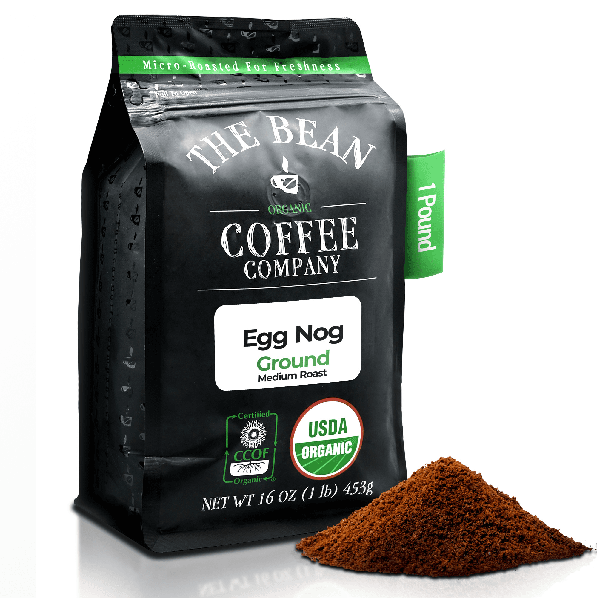 Organic Egg Nog Coffee by The Bean Coffee Company