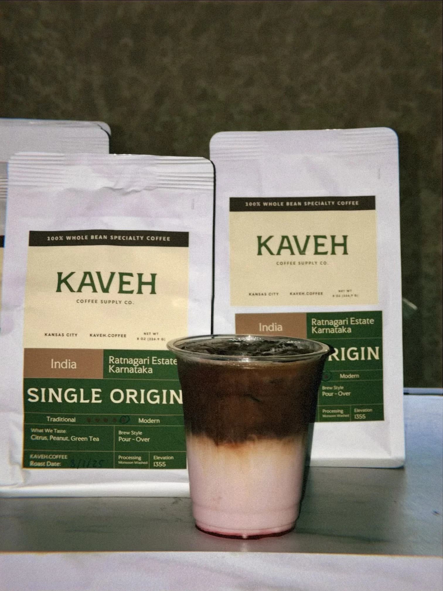 India Ratnagiri Monsoon Washed by Kaveh Coffee Roasting and Supply Company