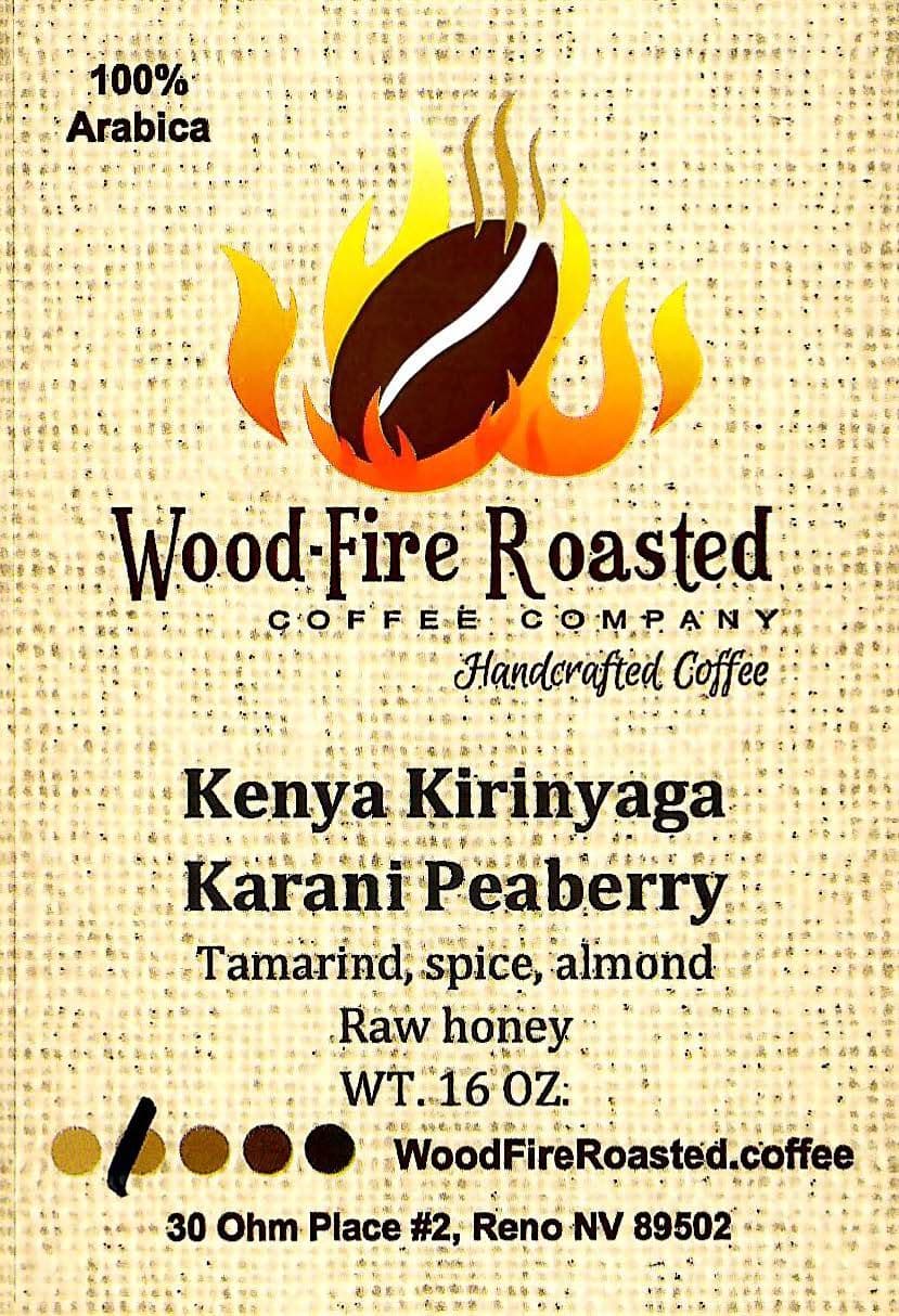 Micro Lot – Kenya Kirinyaga Karani Peaberry by Wood-Fire Roasted Coffee Company