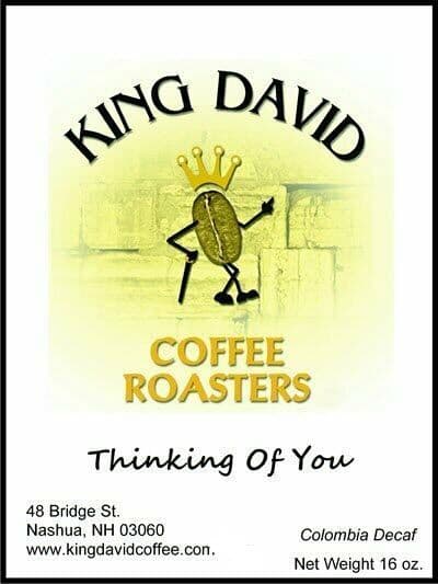 Colombia Huila Estate Decaf by King David Coffee Roasters