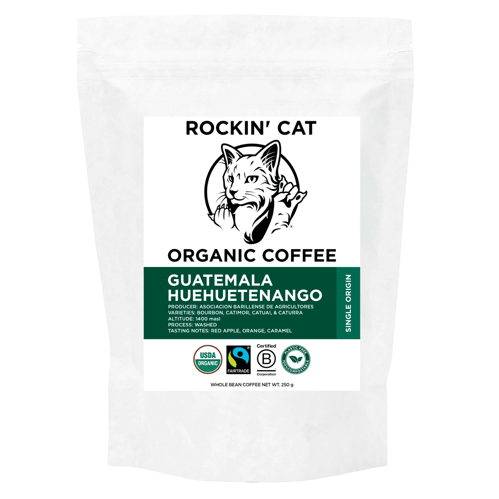 Rockin' Cat Organic Coffee - Guatemala Huehuetenango - Fairtrade
