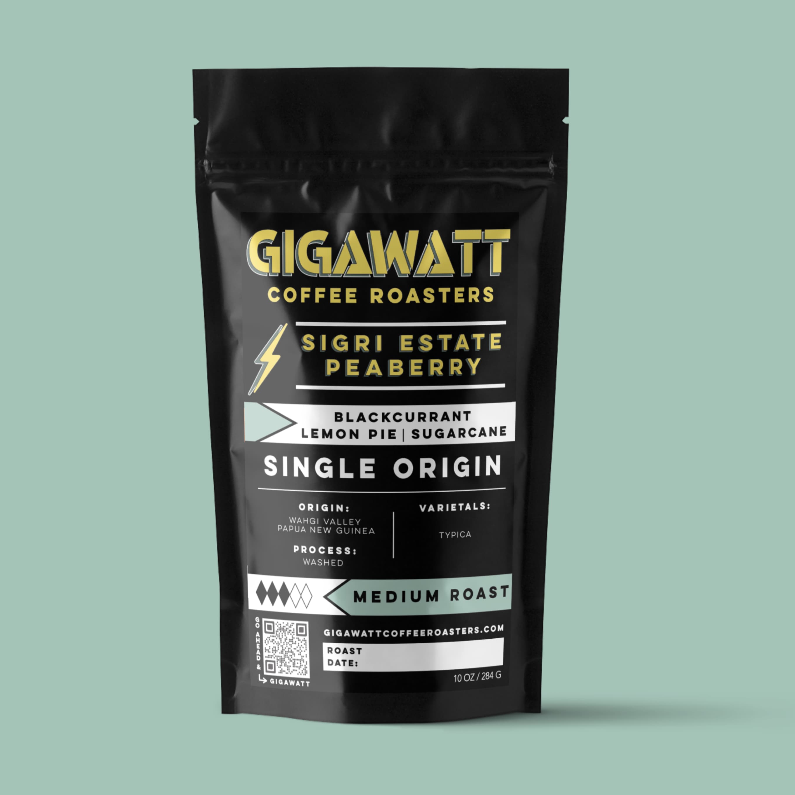 Sigri Estate Peaberry Coffee by Gigawatt Coffee Roasters