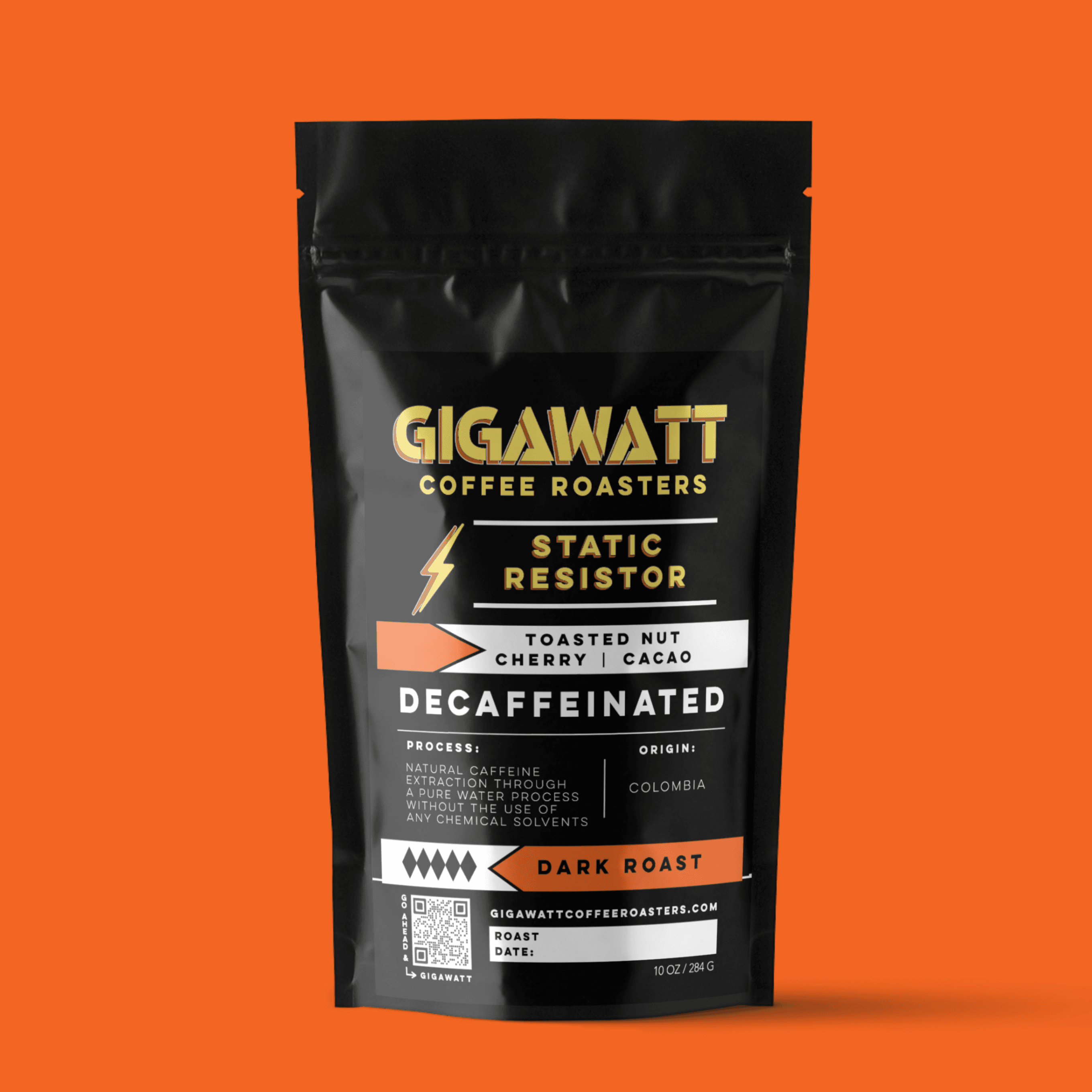 Static Resistor Decaf Water Processed Coffee by Gigawatt Coffee Roasters