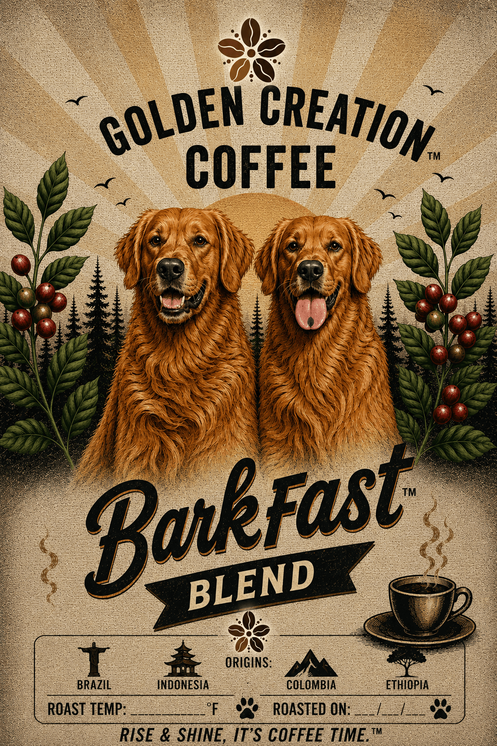 Barkfast Blend by Golden Creation Coffee