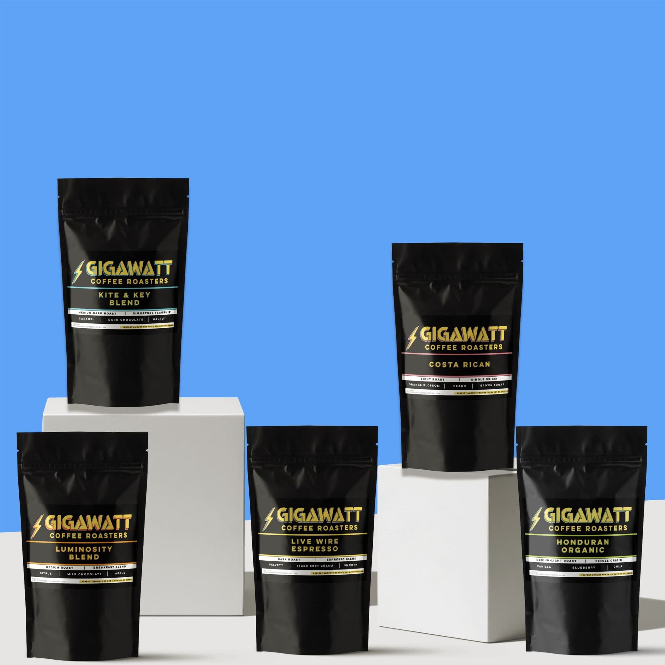 Gigawatt Coffee Sample Packs by Gigawatt Coffee Roasters