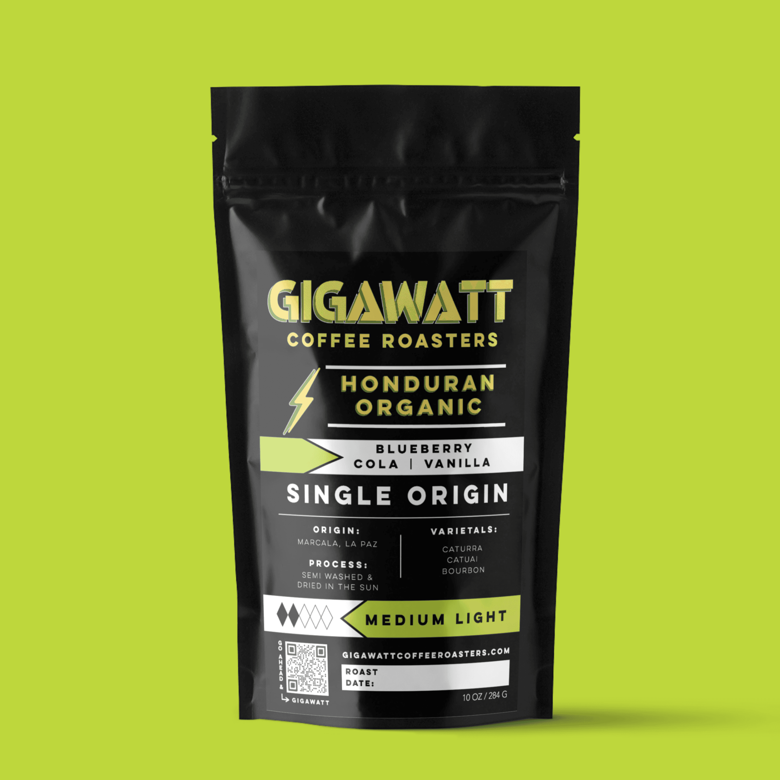 Organic Honduran Coffee by Gigawatt Coffee Roasters