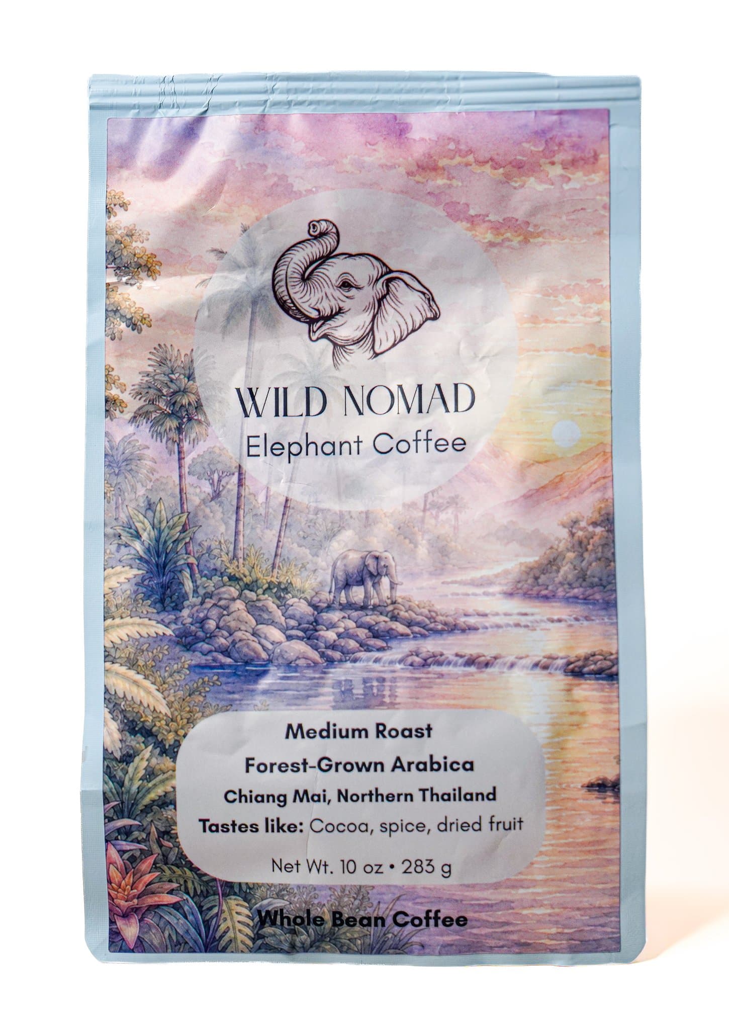 Forest-Grown Thai Arabica Coffee | Medium Roast by Wild Nomad Elephant Coffee