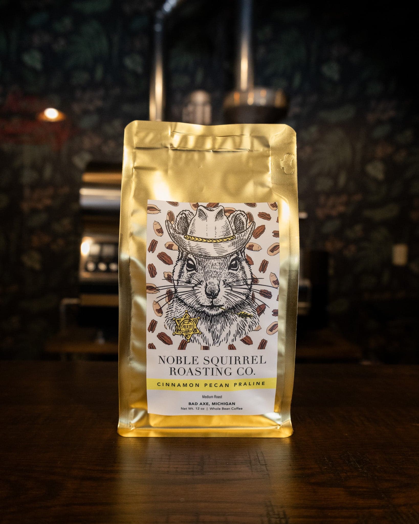 Cinnamon Pecan Praline Coffee by Noble Squirrel Roasting Co.