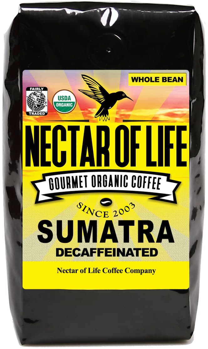 Sumatra Swiss Water Decaf by Nectar of Life Coffee
