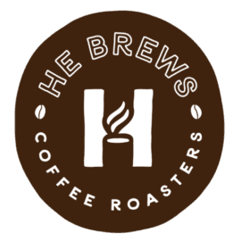 He Brews Coffee Roasters logo