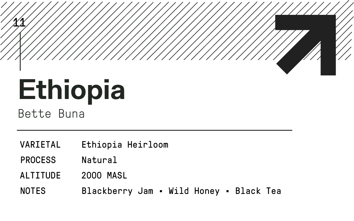 Ethiopia - Bette Buna by tmrw coffee