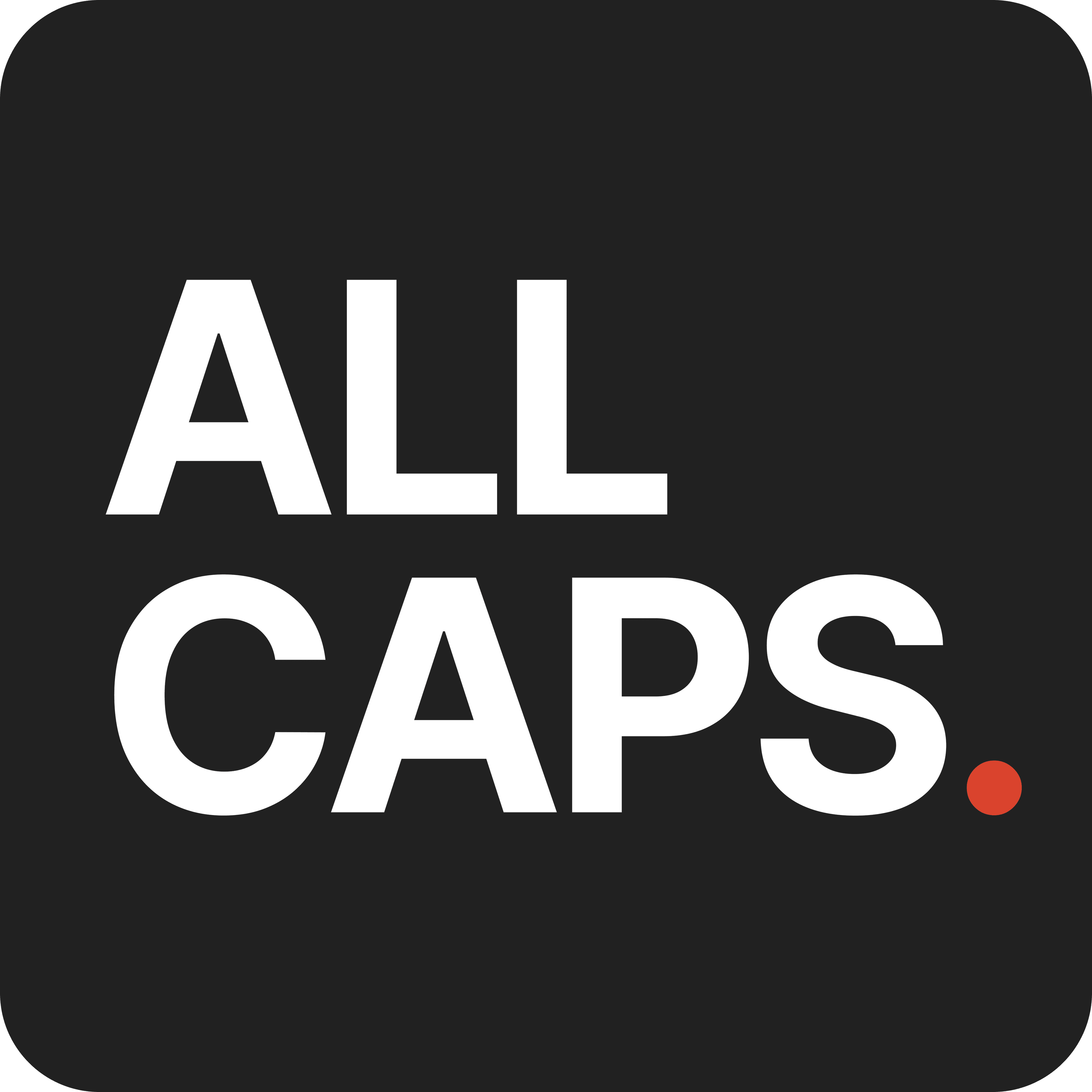 ALL CAPS logo