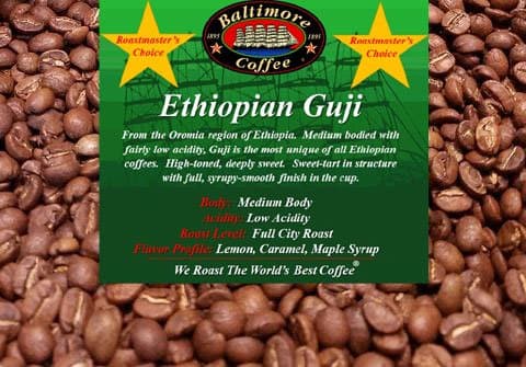 Ethiopian Guji ~ Roastmaster’s Choice by Baltimore Coffee