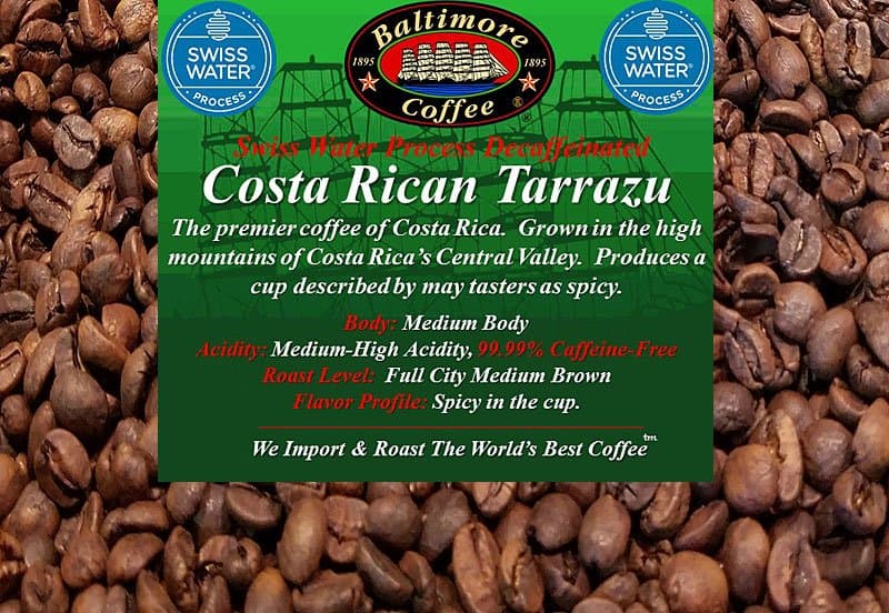 SWP-Decaffeinated Costa Rican
