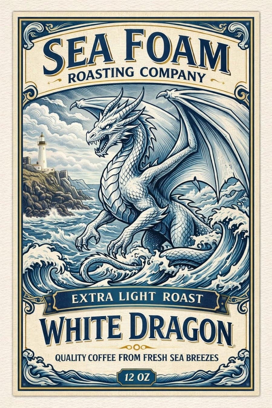 White Dragon - Brazil Extra Light Roast by Sea Foam Roasting Company