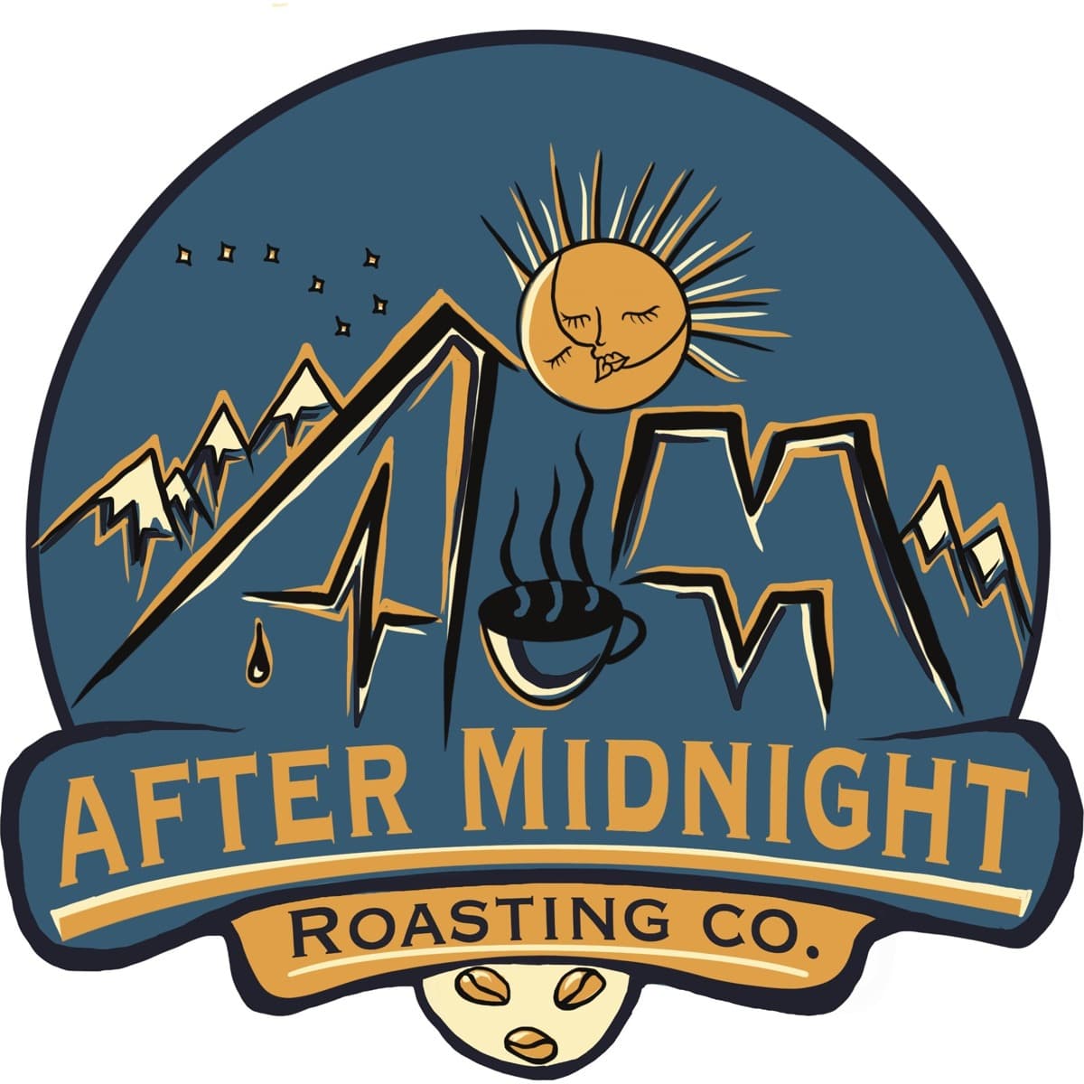 After Midnight Roasting Co logo
