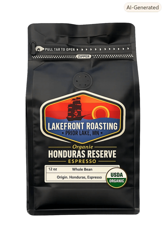 Organic Honduras Reserve Espresso by Lakefront Roasting