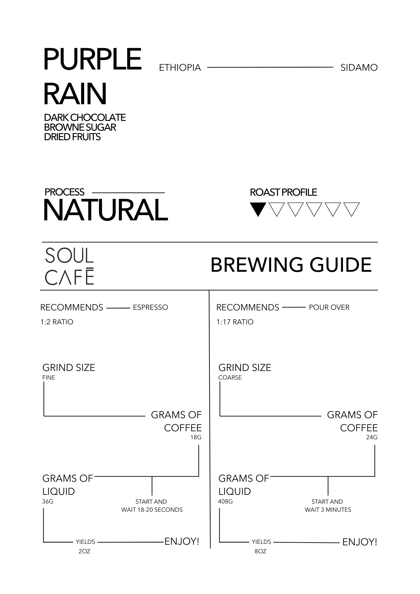 Ethiopia Sidamo by Soul Cafe Coffee Roasters