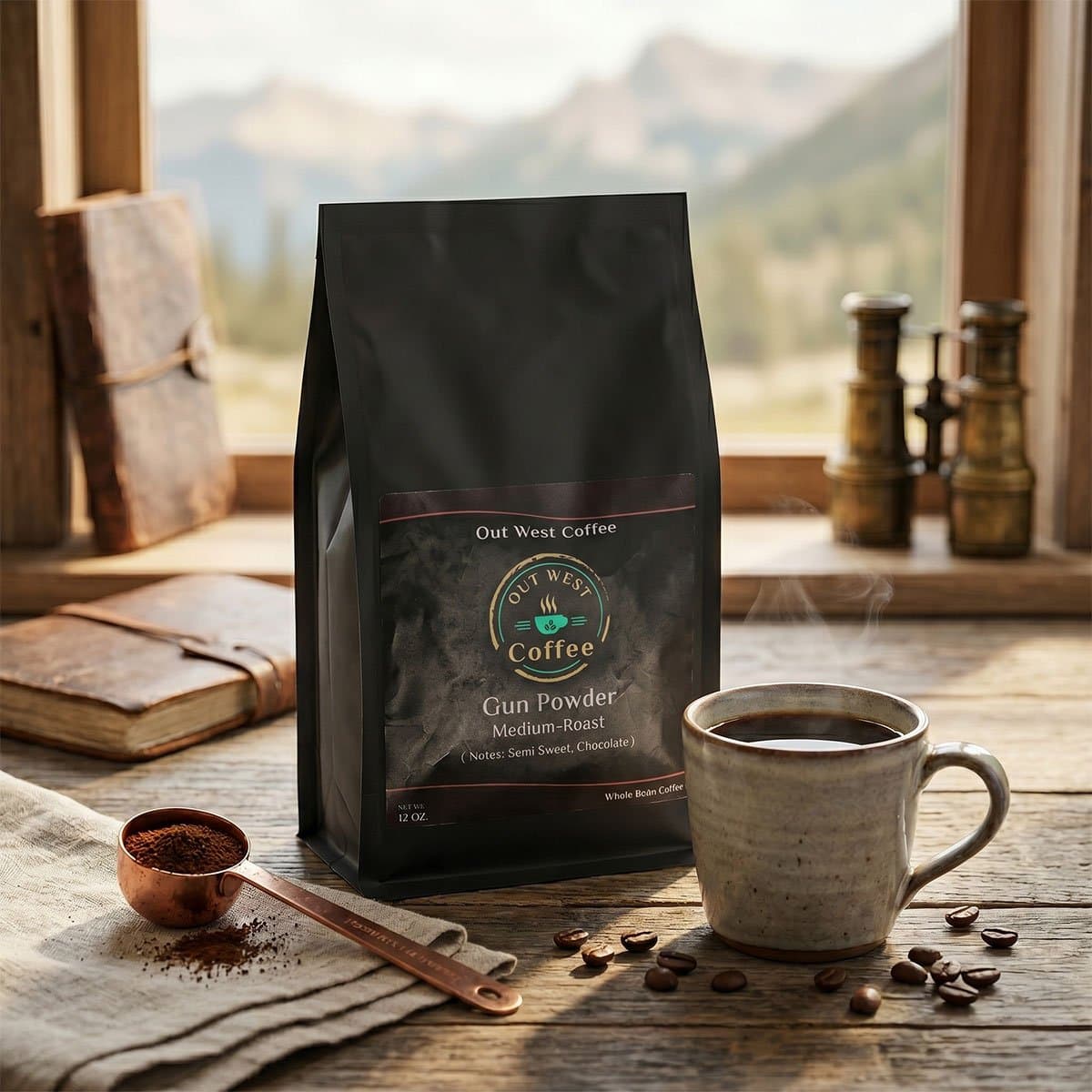 Gunpowder Organic Coffee – Medium Roast by Out West Coffee