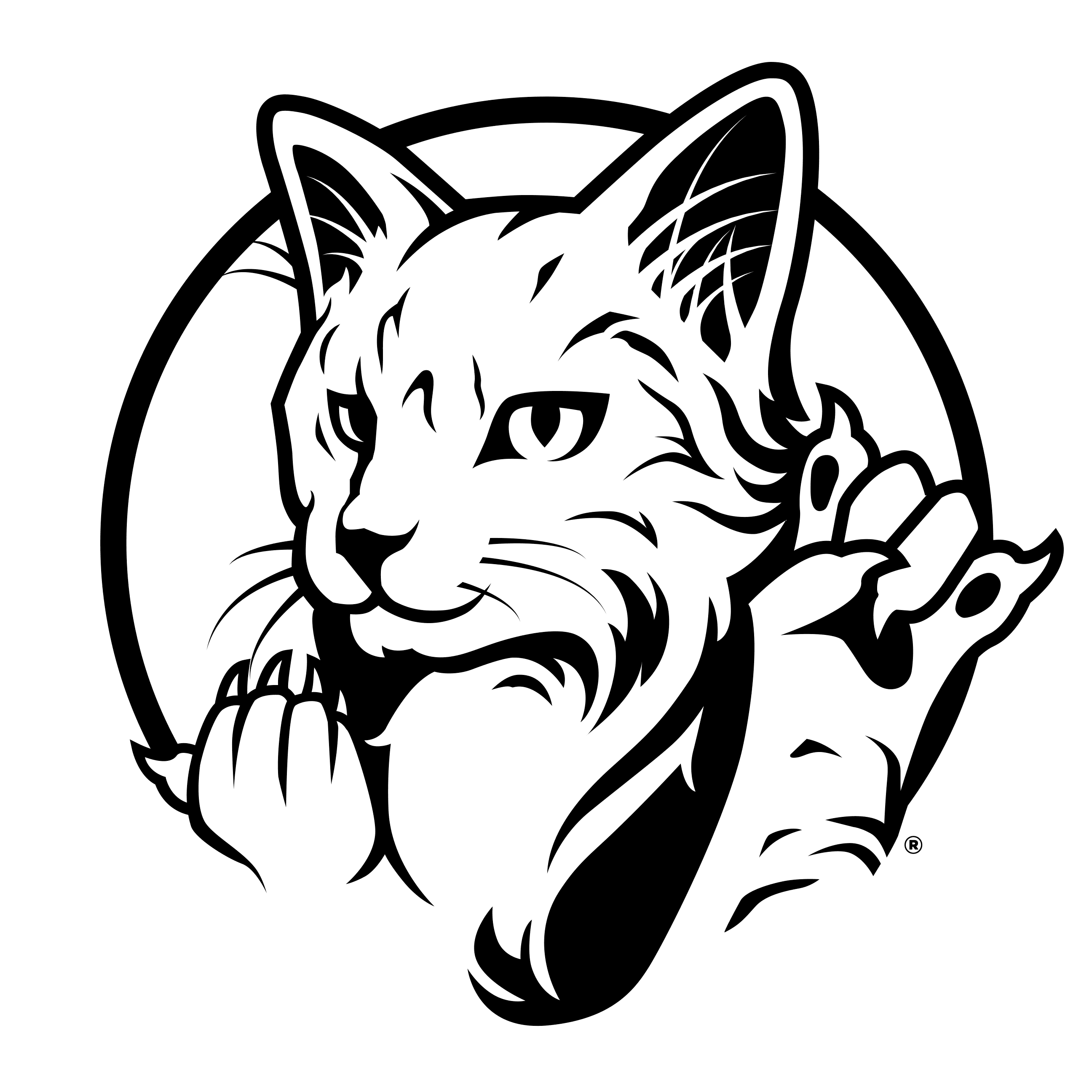 Rockin' Cat Organic Cafe & Roastery logo