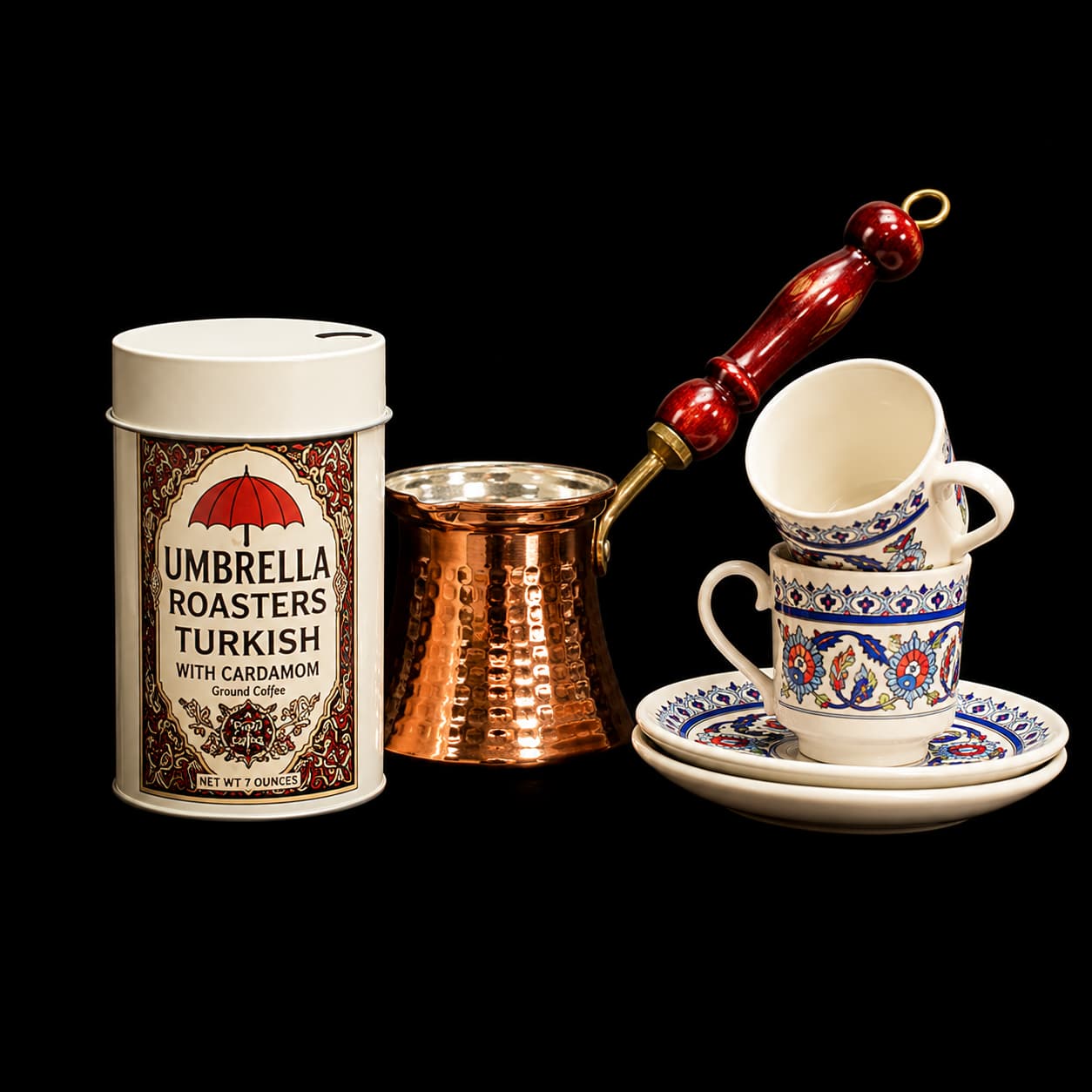 Turkish Coffee Gift Set for 2 - Copper by Umbrella Roasters