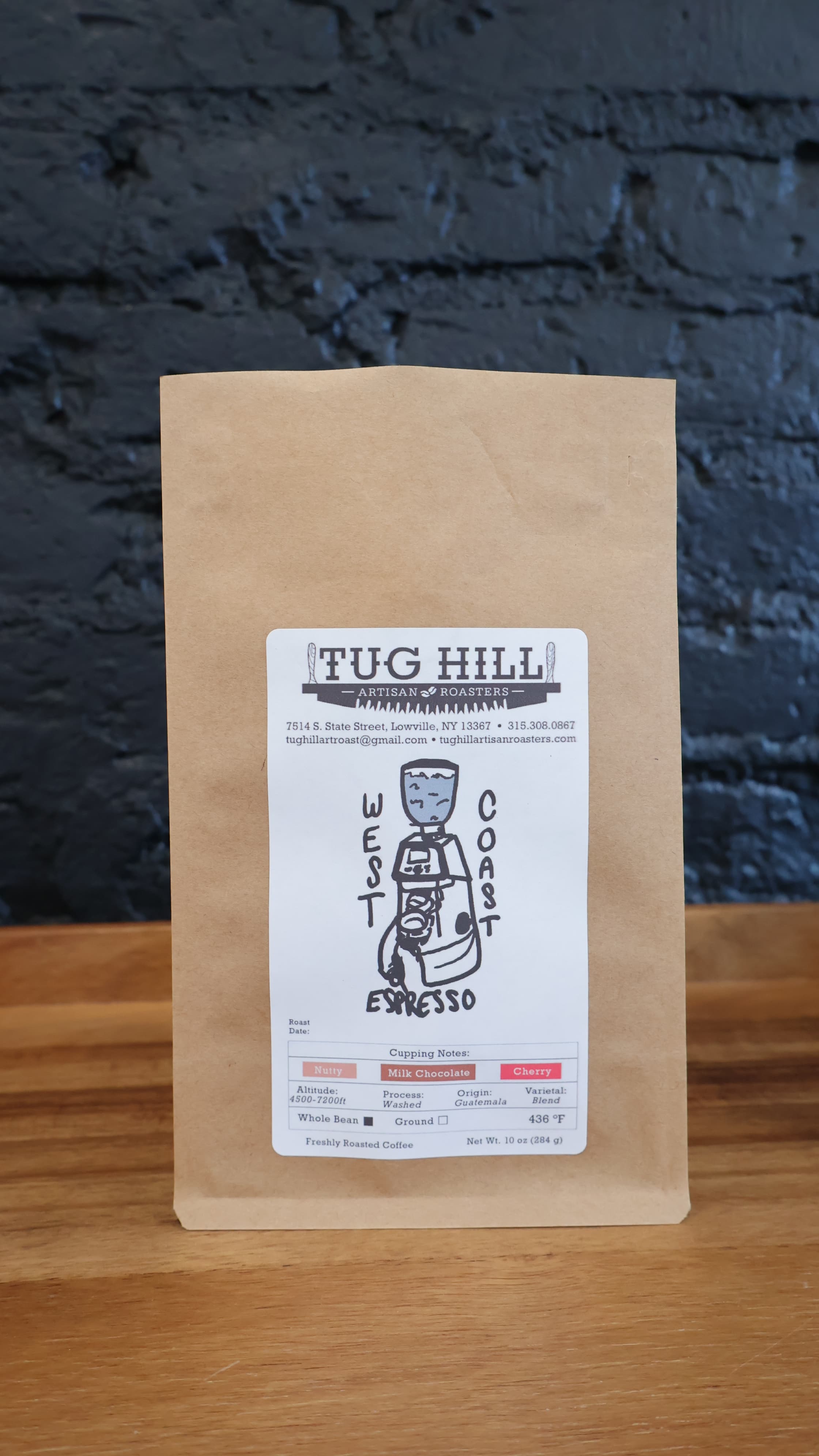 Modern West Coast Style Espresso by Tug Hill Artisan Roasters