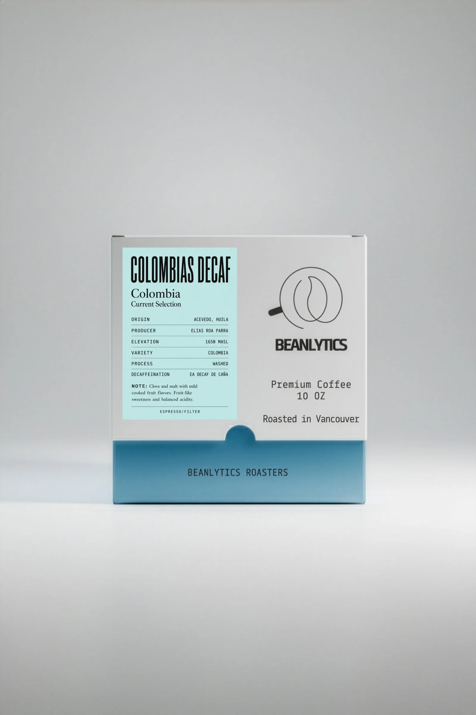 Colombia Huila Decaf by Beanlytics Craft Coffee