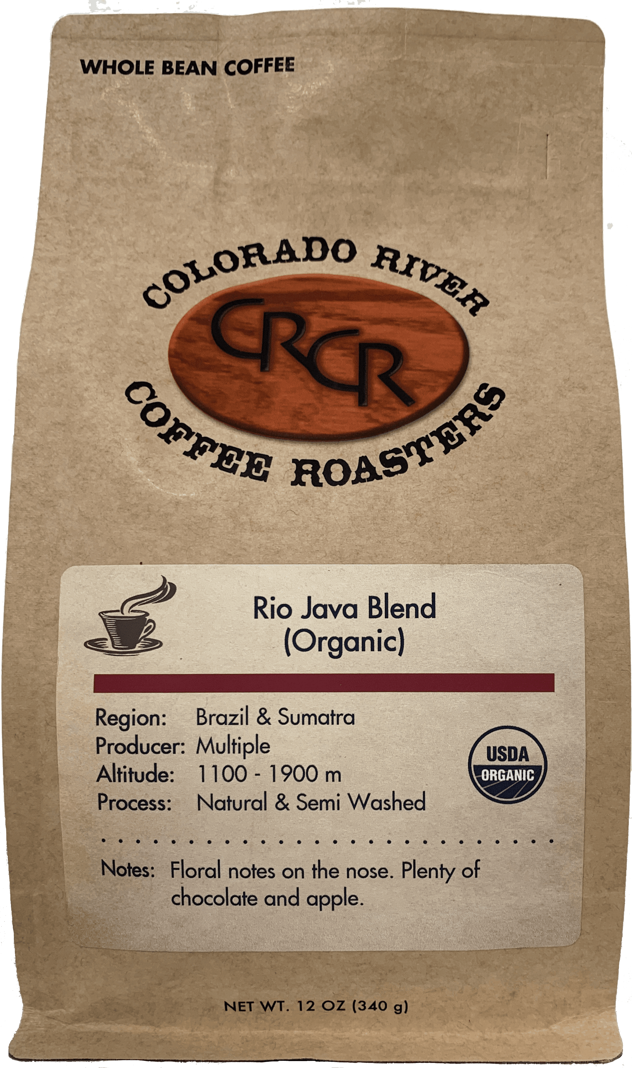 Organic Rio Java Blend by Colorado River Coffee Roasters
